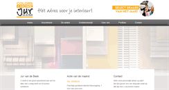 Desktop Screenshot of jurvandebeek.nl